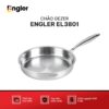 Chảo Gezer Engler inox 304 chống dính cao cấp, đáy từ 5 lớp, tay cầm cách nhiệt, dùng mọi loại bếp